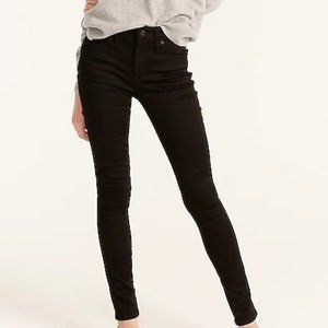 J. Crew 9" Mid-Rise Stretchy Toothpick Jeans, Size 28